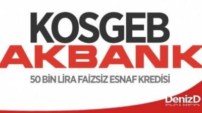 Akbank KOSGEB Kredisi