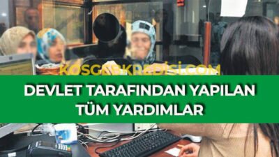 Durumu Olmayana Maddi Yardımlar 2020 (CORONO VİRÜS)