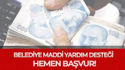 Belediye Maddi Yardım Desteği Başvurusu (Covid-19 Koronavirüs)